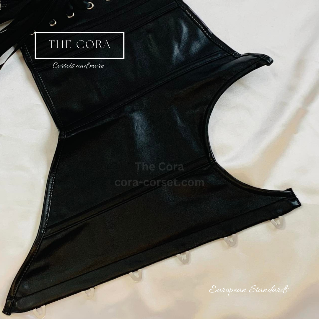 Мөртэй сайжруулсан арьсан корсет