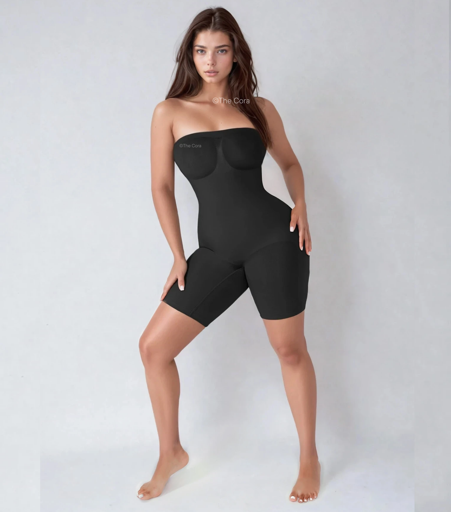 Strapless Seamless Shapewear Full Black (Мөр салдаг)