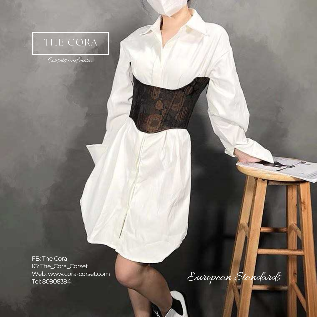 BROWN хээтэй өндөр корсетон бүс