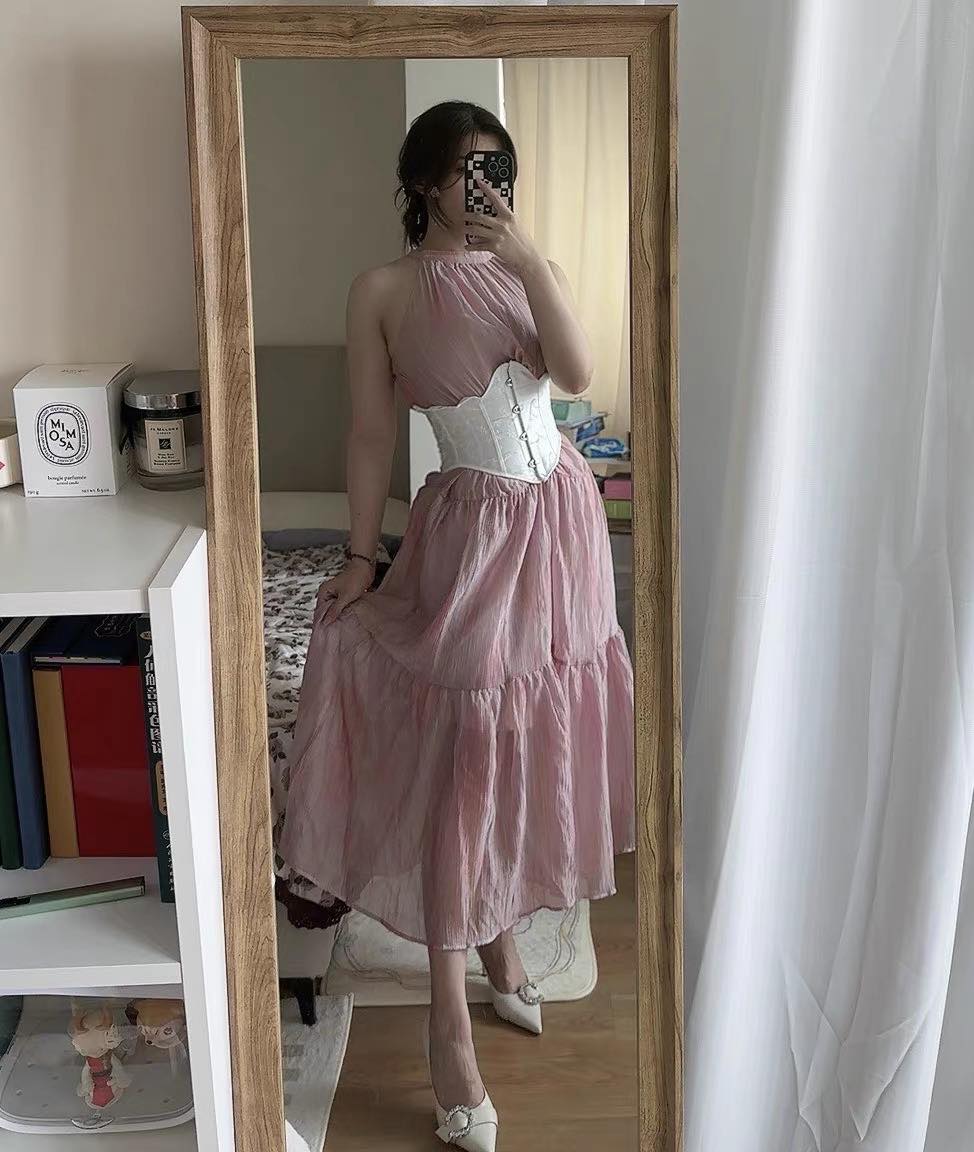 White SWAN Flower корсетон бүс