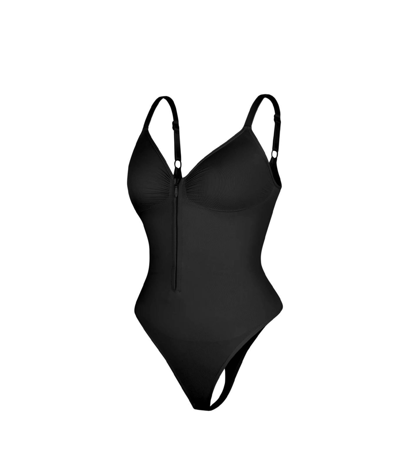 Seamless Zipper Bodysuit Бенз артай BLACK