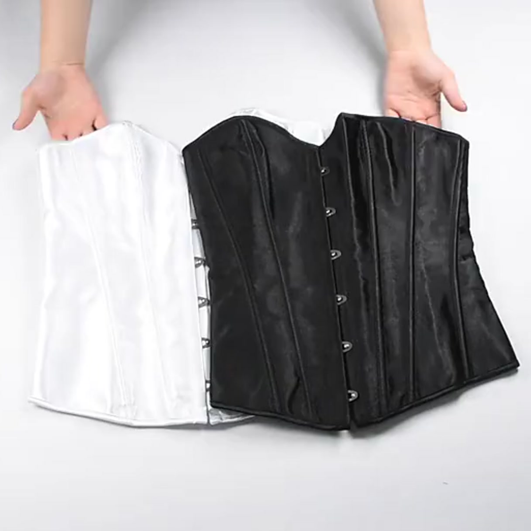 Цээж дарсан КЛАССИК цагаан корсет