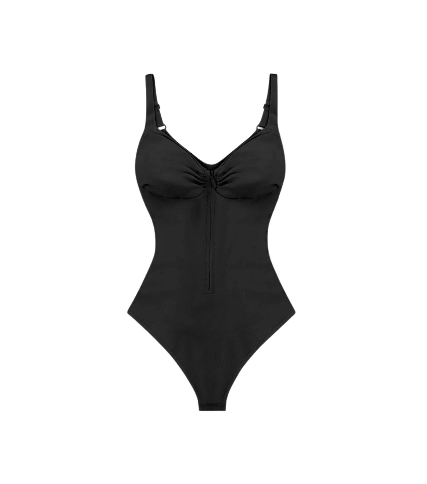 Seamless Zipper Bodysuit Бенз артай BLACK