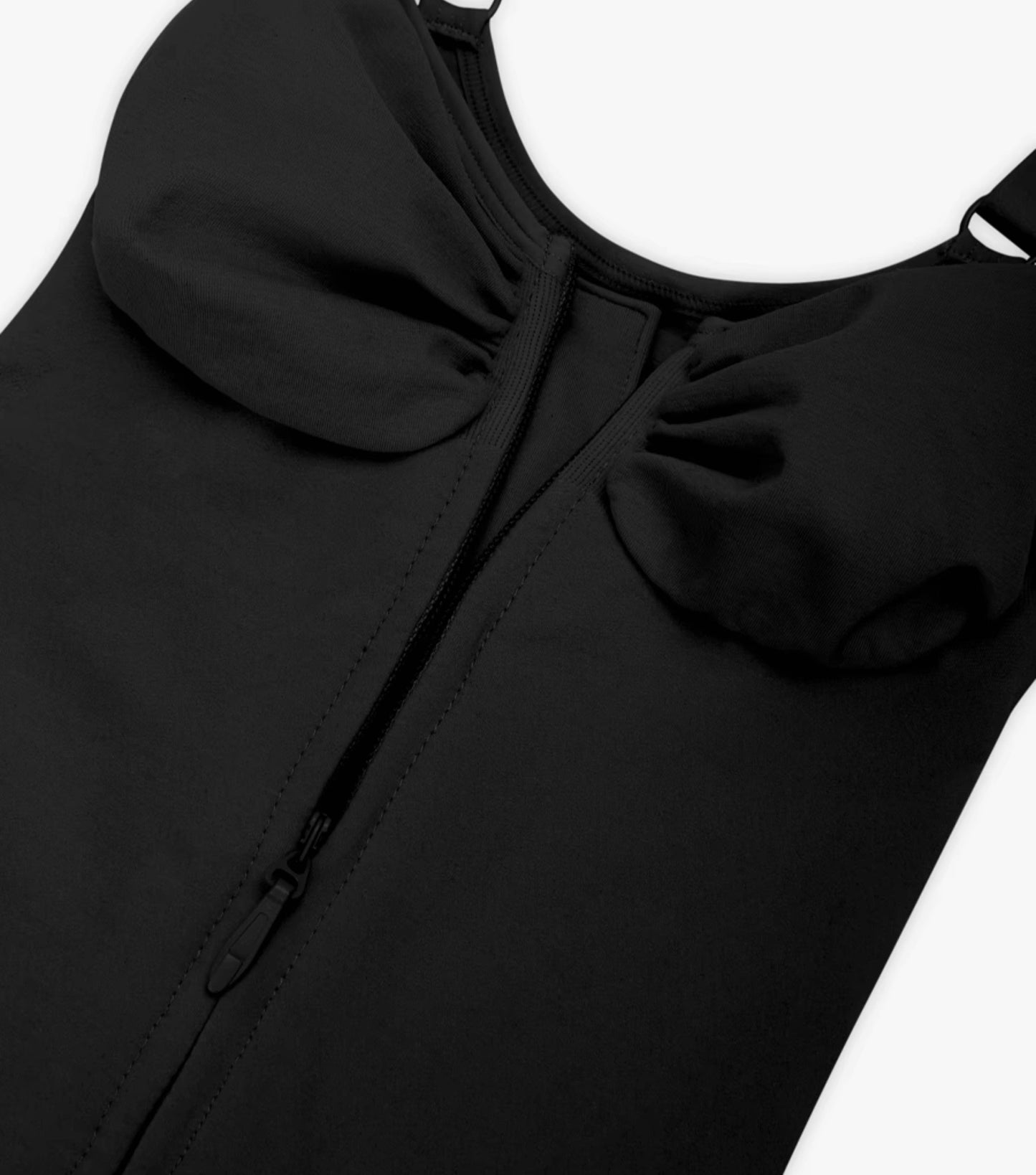 Seamless Zipper Bodysuit Бенз артай BLACK