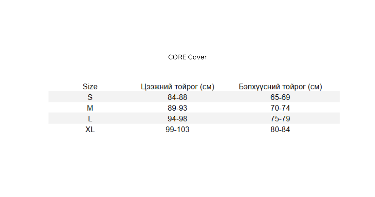 CORE Cover Black