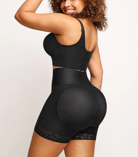 Хэвлий дарах, өгзөг өргөх Butt shorts (Firm support) - Black