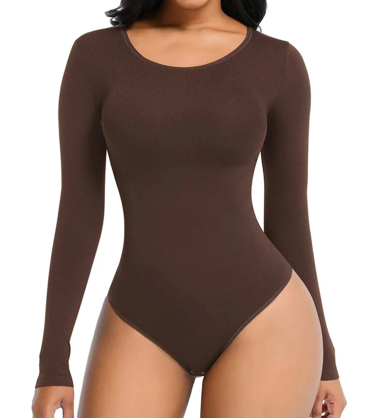 Seamless Everyday Thong - Light Support - Brown