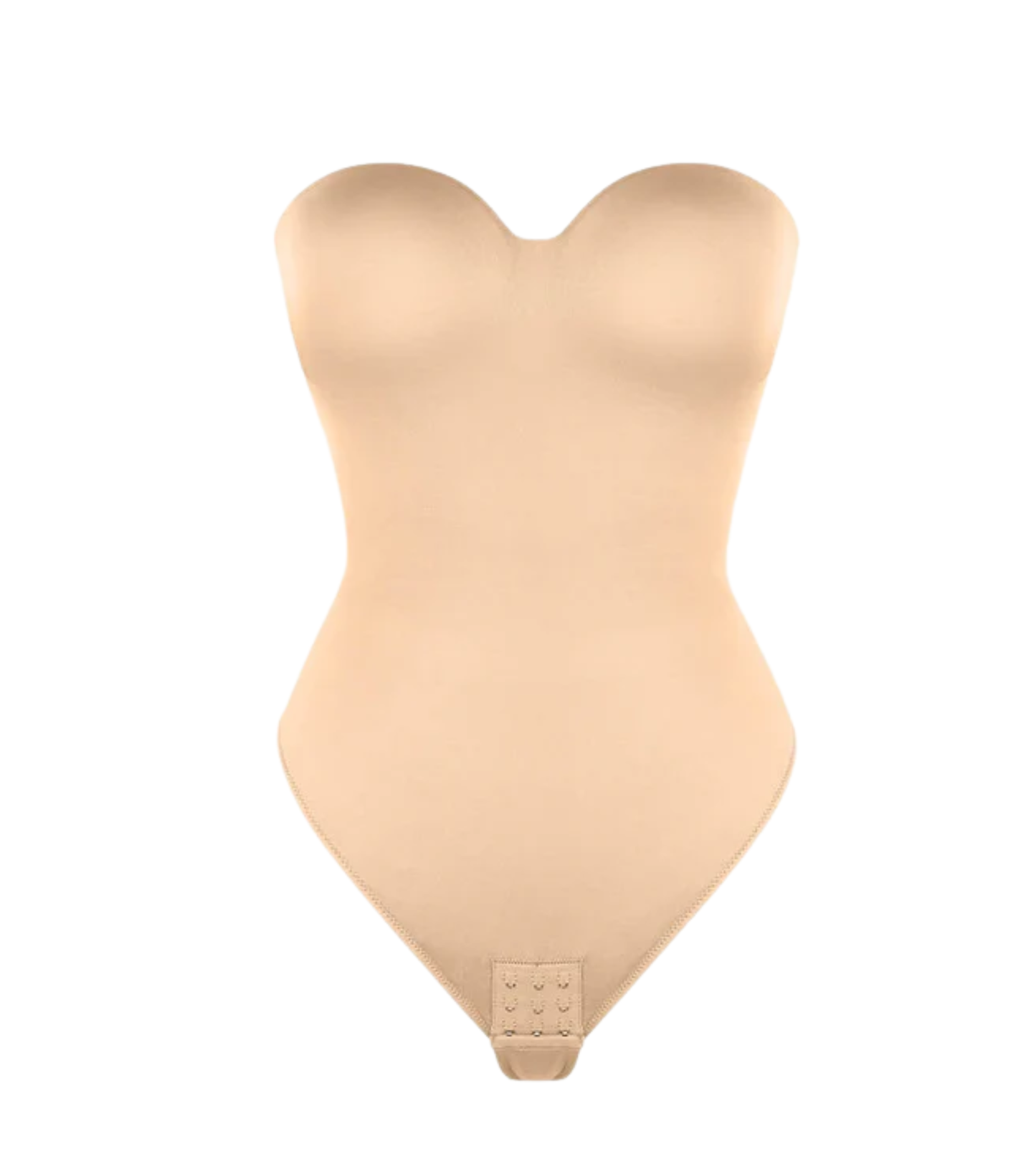 Strap Removable Waist And Abdomen Shaping Thong Bodysuit