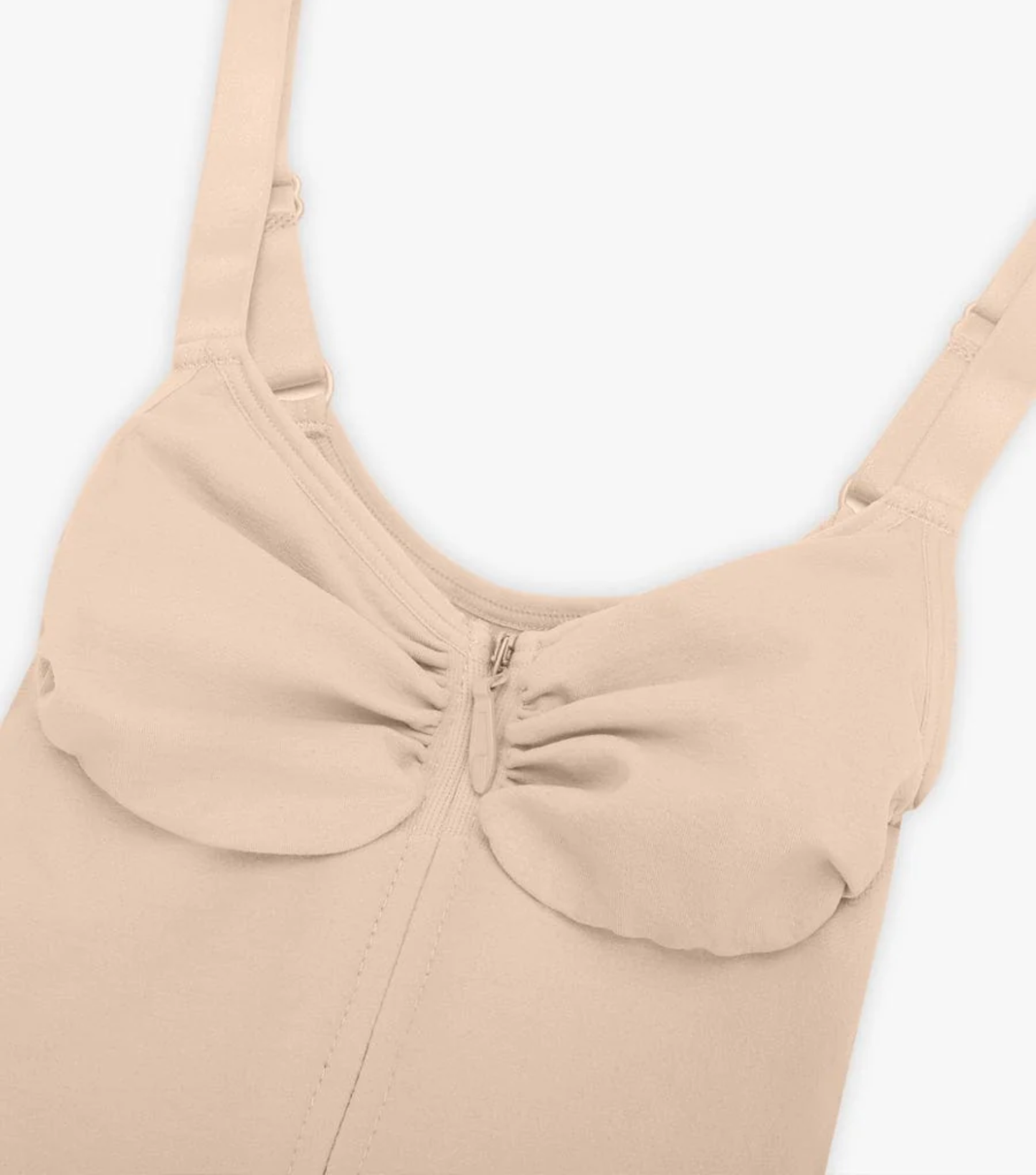 Seamless Zipper Bodysuit Бенз артай - Skin color