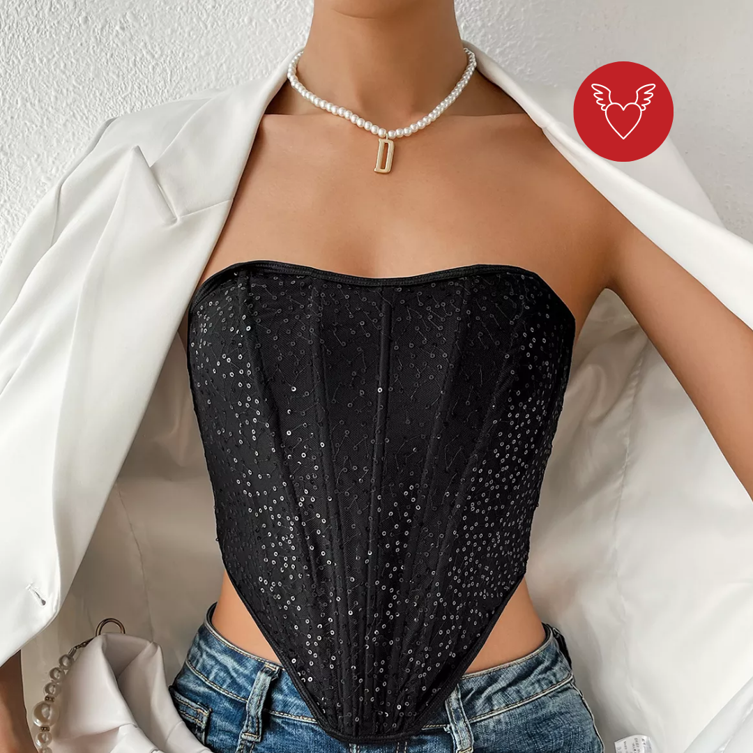 SHINE хар корсет топ