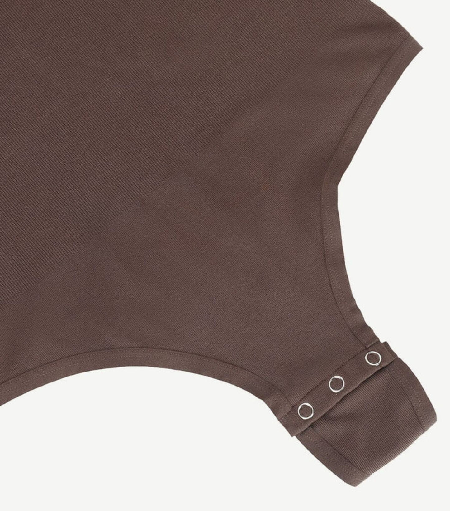 Seamless Button Sleeve - Light Support - Brown