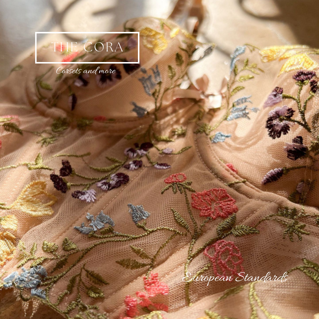 French BEIGE with flowers