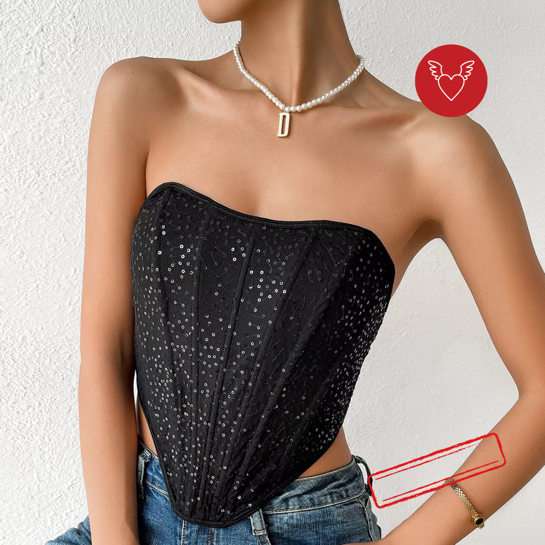 SHINE хар корсет топ