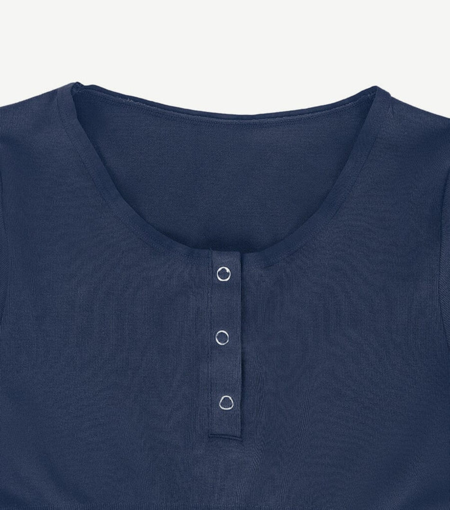Seamless Button Sleeve - Light Support - Dark blue
