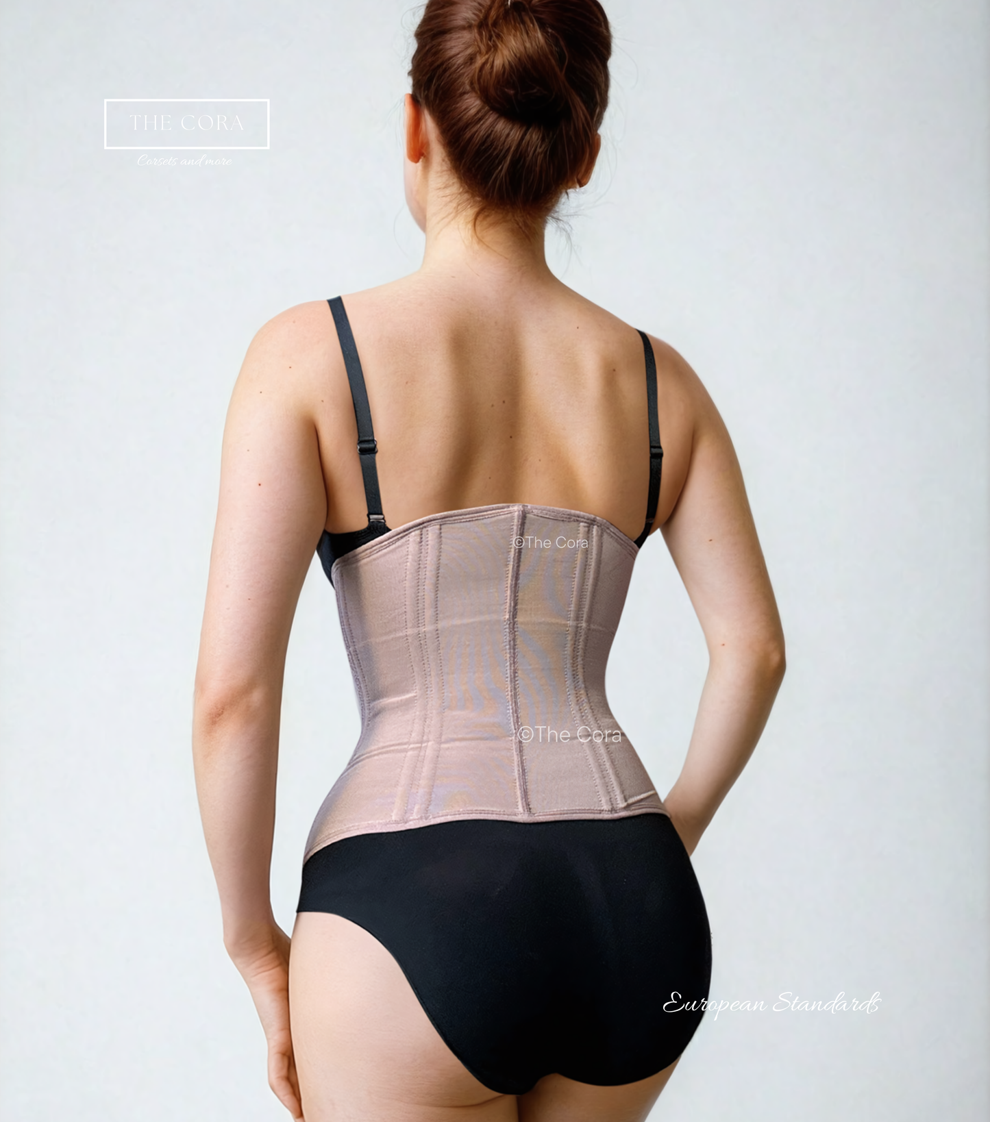 Цахилгаантай, дэгээтэй бэлхүүсний корсет - COLOMBIA HEAVY DUTY - Autumn PINK