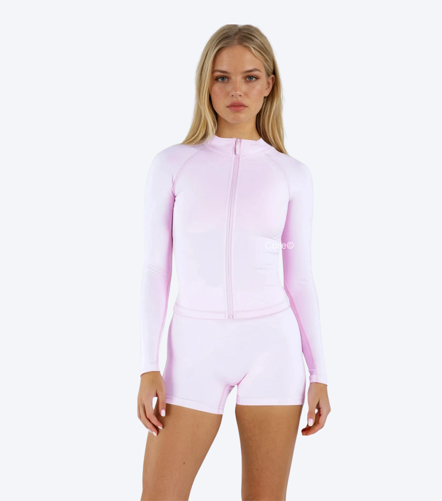 CORE Zip Top Pink