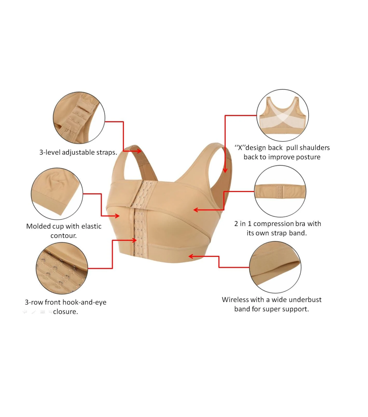 Post-Surgical Bra (POSTURE SHAPING BRA)