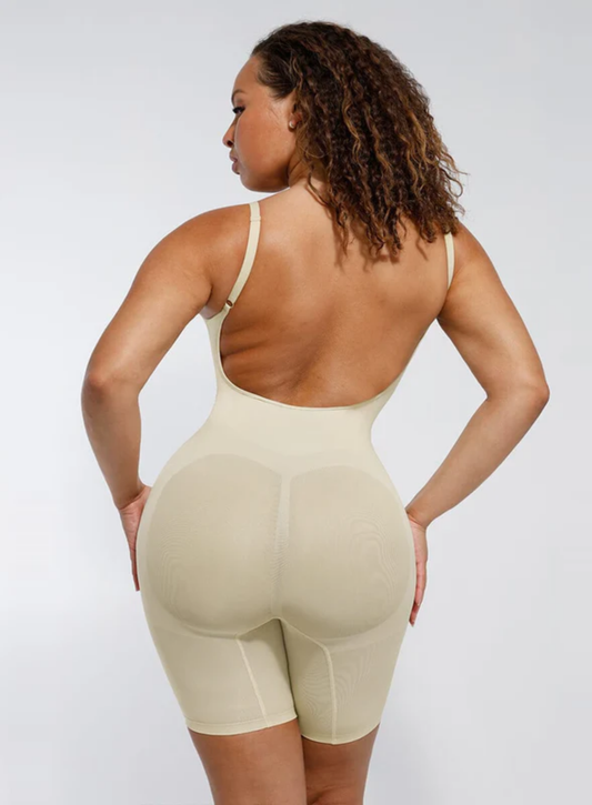 Low Back Seamless Full Shapewear - Skin color