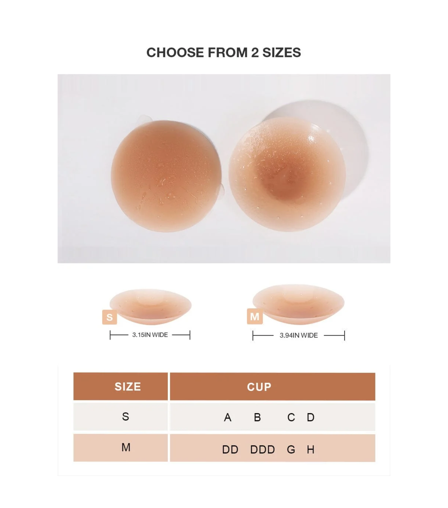 Invisible Silicone Nipple Cover