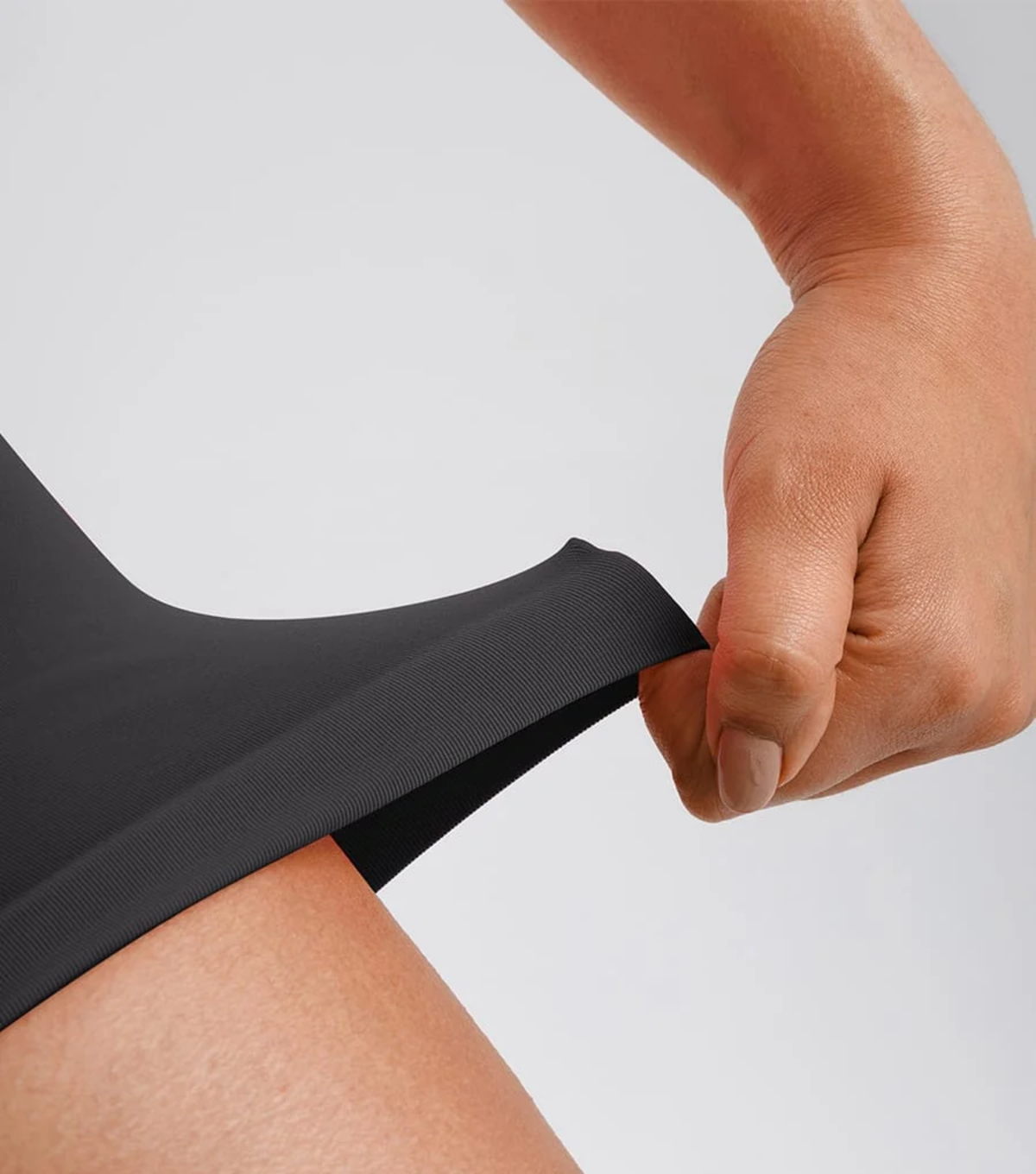 Seamless Zipper Bodysuit Full Black