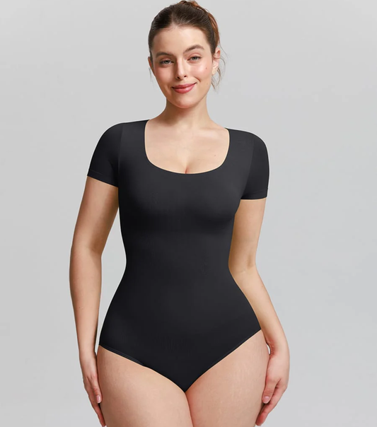 Seamless Classic Bodysuit Black