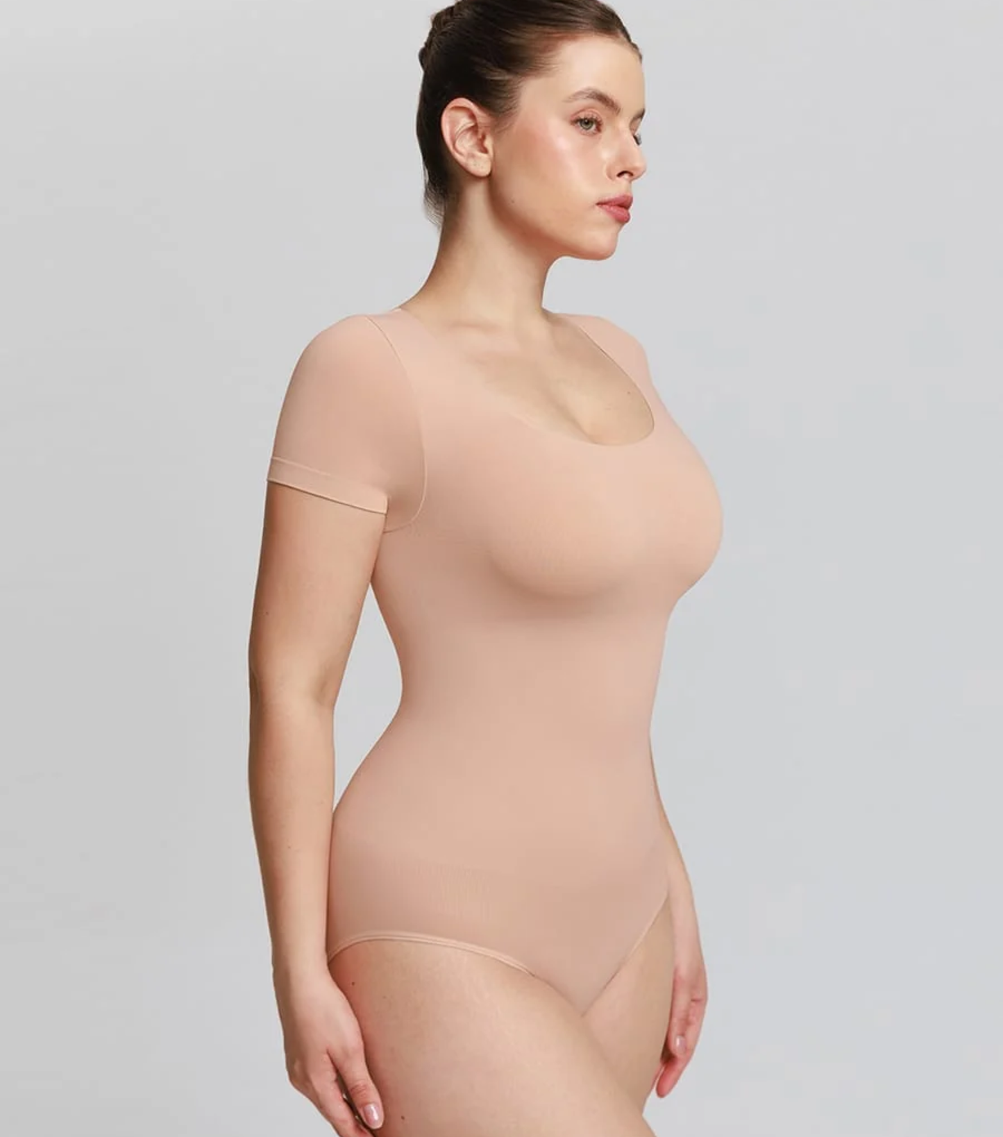 Seamless Classic Bodysuit Beige