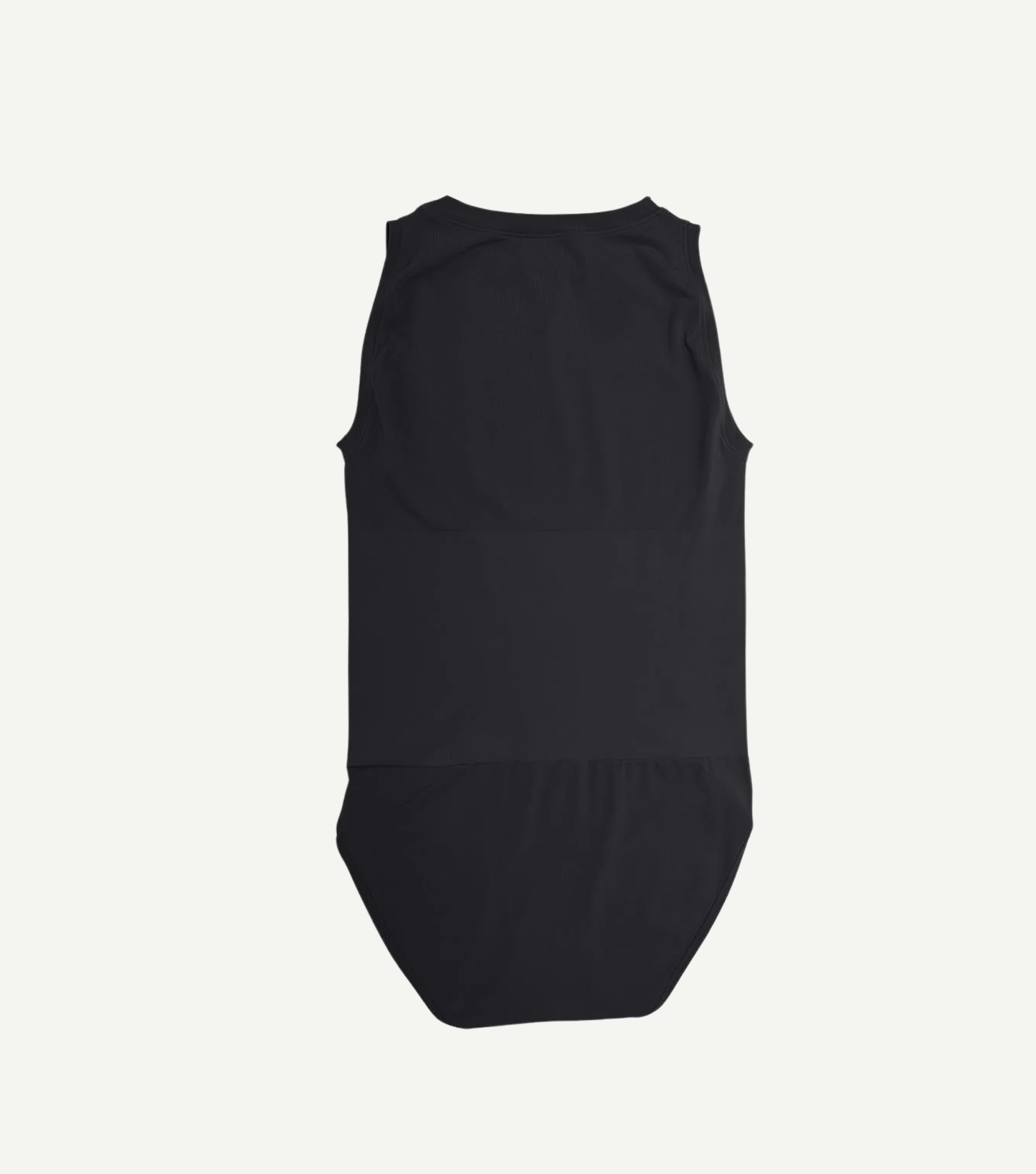 Crew Neck Seamless Everyday Bodysuit Black