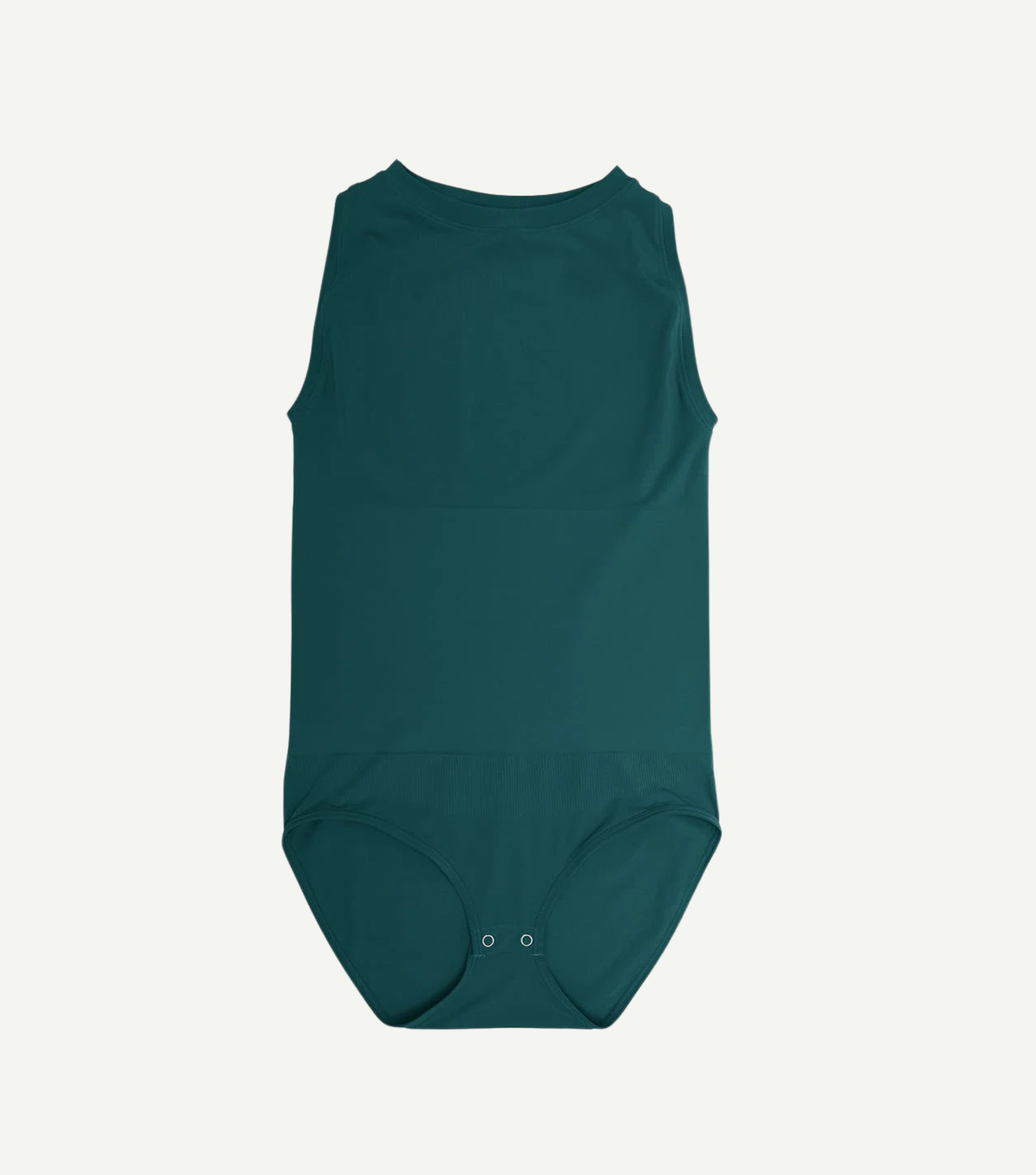 Crew Neck Seamless Everyday Bodysuit Pale Green